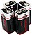 Pilhas 6LR61 Warriors Alcalina Pack de 4 Pilhas X001RYIUI5 - imagem 3
