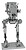 Maqueta 3d Metal Fascinations Star Wars At-st Montagem Sem Cola Nem Soldadura Maquetas 3d MMS261C2 - imagem 4