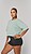 Sweatshirt «crop» de manga curta com decote redondo de senhora PA394 - imagem 4