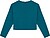 Sweatshirt eco-respons’ável decote redondo oversize crop de senhora NS429 - imagem 4