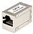 Conector com 2 x RJ45 F/F Cat.6 - permite unir 2 cabos de rede EQP-121169 - imagem 3
