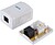 Roseta de superfície equip cat6 UTP 2 portas fêmeas RJ45 235212 - imagem 4
