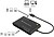 Card Reader Externo Concentronic BIAN010B USB-C Y USB-A SD, Sdhc, Sdxc, Micro SD, Mmc,MS, CF, XD BIAN10B - imagem 4