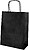 Saco de papel basika celulose preto l com asa torcida 320x400x14 mm Saco de papel basika celulose preto l com asa torcida 320x400x14 mm KF03760 - imagem 4
