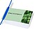 Encadernador Fastener Q-Connect Plastico E-Clips Cor Azul Caixa de 100 KF-02282 - imagem 4
