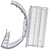 100 x Suporte porta precos q-connect curvo clip de grande agarre e ajustavel para estante etiqueta 26x22 mm transparente Suporte porta precos q-connect curvo clip de grande agarre e ajustavel para estante etiqueta 26x22 mm transparente KF19307 - imagem 4