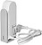 Extensão Dupla + USB-A + USB-C c/ Clip Fixação à Mesa 1,4 mts (Branco) - ORNO ORAE13245(GS)W1.4M - imagem 4