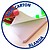 Caderno A5 4X4/M 80 Folhas Capa Branca SOR103020504 : 100430103 - imagem 4