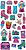 Autocolantes imaginovo desenhos sortidos hobbies com brilho 214x100 mm em blister Autocolantes imaginovo desenhos sortidos hobbies com brilho 214x100 mm em blister VP35 - imagem 4