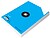 Recarga Liderpapel Antartik A4 100 Folhas 100G/M2 Quadricula de 5 MM 4 Furos Bandas de 5 Cores RX01 - imagem 4