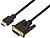 Cabo Nanocable DVI 18+1 Macho a HDMI Macho 1,80m - Cor Preto - imagem 4