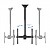 Suporte de Teto Giratório Tooq para TV de 32”-55” - Peso Máximo 50kg - VESA 400x400mm - imagem 4