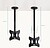 Tooq Suporte de Teto para Ecrãs 23-42” - Altura, Inclinação, Rotação e Nivelamento Reguláveis - Gestão de Cabos - Peso Máx. 30kg - VESA Máx. 200x200mm - Cor Preto LPCE2301TSLI-B - imagem 4