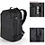 Tooq Mochila de Viagem de 55L - Costas e Alças Acolchoadas - Compressão a Vácuo - Inclui Bomba de Ar e Acessórios - Resistente à Água - Múltiplos Compartimentos - 49x37x21cm - Cor Preto TQBP-V101-BK - imagem 4