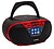 Altifalantes Bluetooth 5.0 com Leitor de CD MP3 e USB Aiwa Boombox BBTU-500DAB/BK Preto 6W Rms Entrada Aux - imagem 4