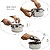 Marmita Metálica De Aço Inoxidável COM 2 Pratos Ø 18 cm. Lunch Box, Marmita Metálica, Porta Alimentos Metálico, Marmita Aço Inoxidável COM 2 Pratos Ø 18 cm - imagem 4