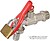 Grifo Esfera 1/2” Con Sistema De Bloqueo Por Candado Grifo Jardin Exterior, Grifo Con Bloqueo y Conector Manguera - imagem 4