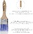 Pincel Profissional Plus Largura 70 mm. Cerdas Sintéticas PBT, Cabo Madeira Faia Ergonómico, Pincel Pintor, Pincel Pintura Paletina Profissional Plus Largura 70 mm - imagem 4