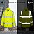 Parka Alta Visibilidade Chuva Tamanho XXL. 100% Impermeável. Parka Impermeável Trabalho - imagem 4