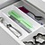 Innovagoods Folvet Pack de 2 Salvamanteles de Silicone - Dobrável - Adequado para Máquina de Lavar Louça - Antiderrapante - Fácil Limpeza - 20x0.5x20cm - Cor Verde e Cinzento V0103768 - imagem 4