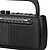 Radio Cassete Daewoo DW1108/ con Cable/ a Pilas/ Negra - imagem 4