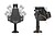 Suporte Anti-roubo Aisens para Mesa/Parede Ajustável (1 Pivô) para Tablet - Cor Preta - imagem 4