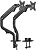 Suporte de Mesa Aisens ECO Contrapeso Giratório e Inclinável para Monitor/TV 8kg (3 Pivotes - 2 Braços) de 17-32 - Cor Preta - imagem 4