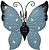 Luz Solar com Forma de Borboleta 17,8X6X4CM Modelos Surtidos G-83989 - imagem 4