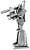 Maqueta 3d Metal Fascinations Mariposa Eastern Comma Montagem Sem Cola Nem Soldadura MMS127 - imagem 5