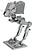 Maqueta 3d Metal Fascinations Star Wars At-st Montagem Sem Cola Nem Soldadura Maquetas 3d MMS261C2 - imagem 5