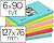 Pacote Super Adesivo Post-it de 6 Blocos de 90 Notas Adesivas Reposicionáveis - Formato Retangular - Cores Sortidas PO7100242784 - imagem 5