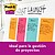 Pacote de Post-it com 6 blocos de 100 notas adesivas reposicionáveis - Formato retangular - 101x152mm - Amarelo claro PO7100172752 - imagem 5