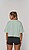 Sweatshirt «crop» de manga curta com decote redondo de senhora PA394 - imagem 5