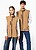 Blusão softshell 3 camadas com capuz e mangas amovíveis unissexo K422 - imagem 5