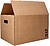 Caixa para embalar q-connect americana com asas cartao canal simples 5 mm cor kraft 400x290x220 mm Caixa para embalar q-connect americana com asas cartao canal simples 5 mm cor kraft 400x290x220 mm KF14281 - imagem 5