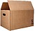 Caixa para embalar q-connect americana com asas cartao canal simples 5 mm cor kraft 500x340x310 mm Caixa para embalar q-connect americana com asas cartao canal simples 5 mm cor kraft 500x340x310 mm KF14282 - imagem 5