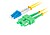 Cabo de Fibra Óptica Lanberg Duplex LC/Upc-SC/APC 2M Lszh G657A1 Amarelo FO-LUSA-SD11-0020-YE - imagem 5