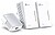 Extensor de Potência WiFi de 2 portas, Taxa de dados Powerline de 500 Mbps, WiFi N de 300 Mbps, Plug and Play, 2 portas Ethernet rápidas, Clonagem WiFi, Suporte a múltiplos fluxos IPTV AV500 TL-WPA4220 - imagem 5