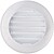 Grade de Ventilação Redonda, ABS, Embutível com Tela Anti-Moscas Ø70mm Branca G-87710 - imagem 5