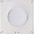 Grade de Ventilação Quadrada Embutível Ø 100mm com Tela Anti-Moscas 170x170x10mm ABS Branca G-87728 - imagem 5