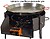 Churrasco REDONDA com SUPORTE para Paella Ø60cm IMEX EL ZORRO G-73044 - imagem 5