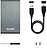 Carcasa Externa Tooq HDD/SDD 2.5” até 9,5mm SATA USB 3.0 - Cor Cinza - imagem 5