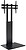 Suporte de Teto Giratório/Inclinação/Nivelável TooQ LPCE1186TSLI-XL-B para TV de 43-86”/ até 60kg - imagem 5