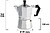 Cafeteira Alumínio 3 Chávenas (150 ml.) Classic - imagem 5