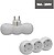 Adaptador Triplo Schuko Reto 16A. 250V. Adaptador Triplo Schuko Reto 16A. 250V - imagem 5