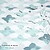 Cortina de Duche Geométrica Azul 180x200cm. Impermeável Cortina de Duche Geométrica Azul 180x200cm. Impermeável - imagem 5