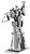 Maqueta 3d Metal Fascinations Mariposa Eastern Comma Montagem Sem Cola Nem Soldadura MMS127 - imagem 6