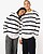 Sweatshirt eco-responsável decote redondo às riscas com ombros descaídos unissexo NS450 - imagem 6