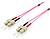Cabo FO Duplex Jumper LC/LC 50/125µ 5,0m turquesa, OM3, LSOH EQP-255415 - imagem 6