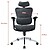Cadeira de Escritório Ergonómica Equip 651050 Premium Cor Azul-Negro Estofo em Malha 5 Posições 651052 - imagem 6